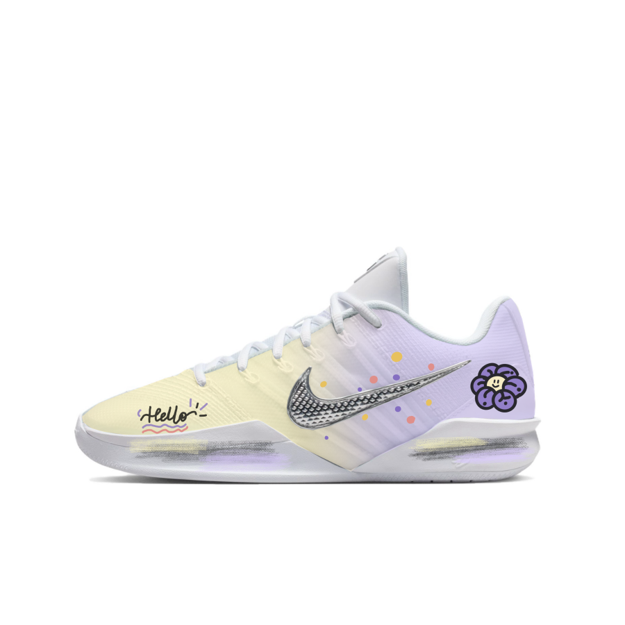Nike Nike Sabrina 3 Cushioning Abrasion Resistant Slip Resistant Low top Basketball Shoes Unisex Yellow Pink