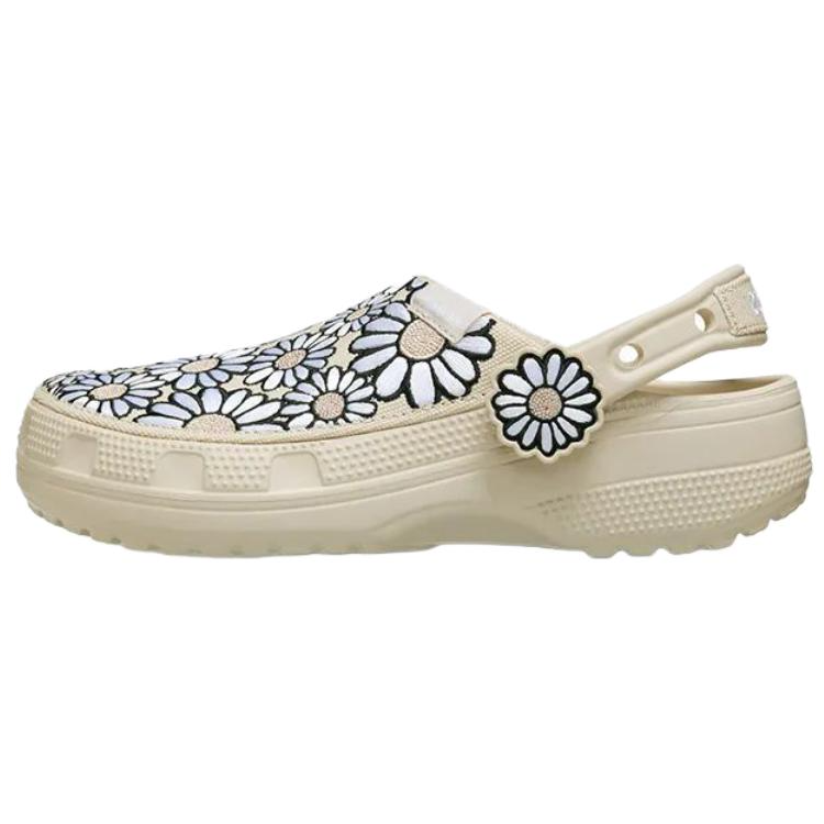 Crocs Crocs Classic Light Walk Daisy Clogs Women's Beige