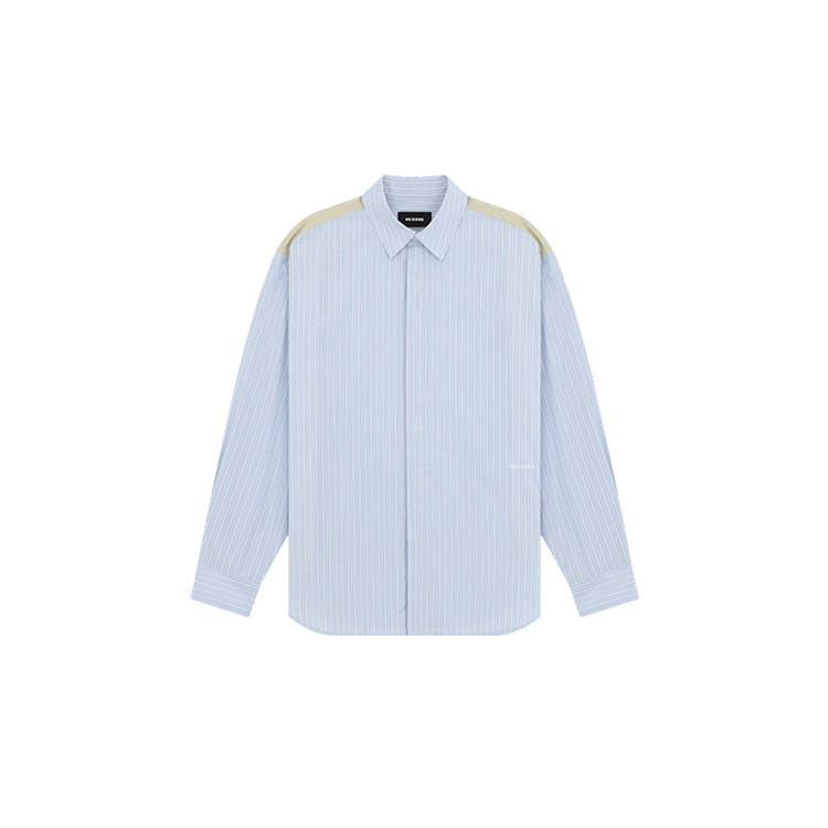 WE11DONE WE11DONE Shirts Unisex Sky Blue Lapel Moderate