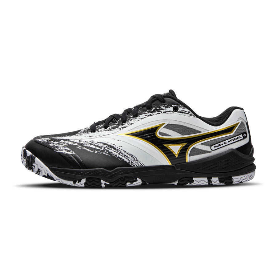Mizuno WAVE MEDAL 8 Low top Table Tennis Shoes Unisex White Black