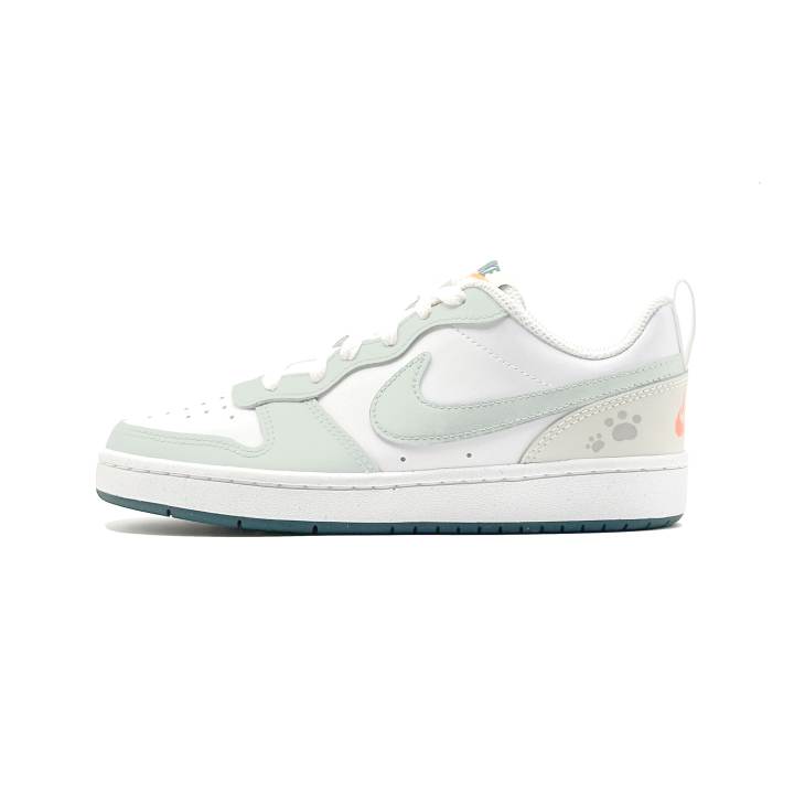 Nike Nike Court Borough 2 Cloud Creek Breeze Leather Low top Kids' Skateboarding Shoes Light Matcha Unisex