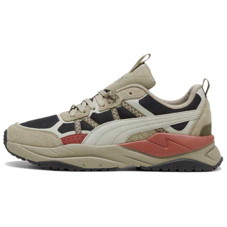 PUMA X RAY Breathable Low top Casual Shoes Unisex Black Brown