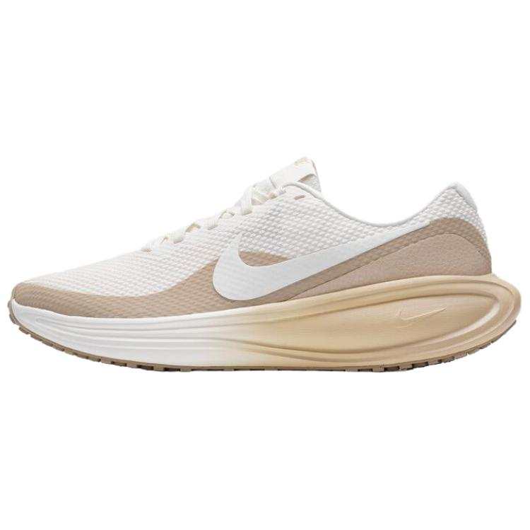 Nike Nike REVOLUTION 8 Abrasion Resistant Breathable Running Shoes Men's White Brown