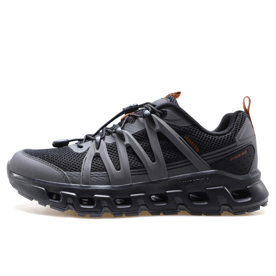 HUMTTO Synthetic Leather, Textile Abrasion Resistant Lightweight Breathable Slip Resistant Outdoor River Trekking Shoes