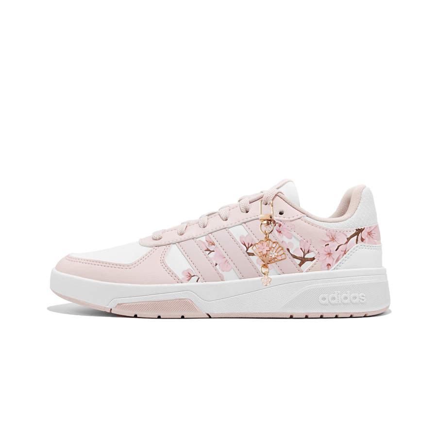 Adidas Adidas COURTBEAT Spring Cherry, Sweet Sister, Cute, Good Looking, Fashion Trend, Girlish Style Synthetic Leather