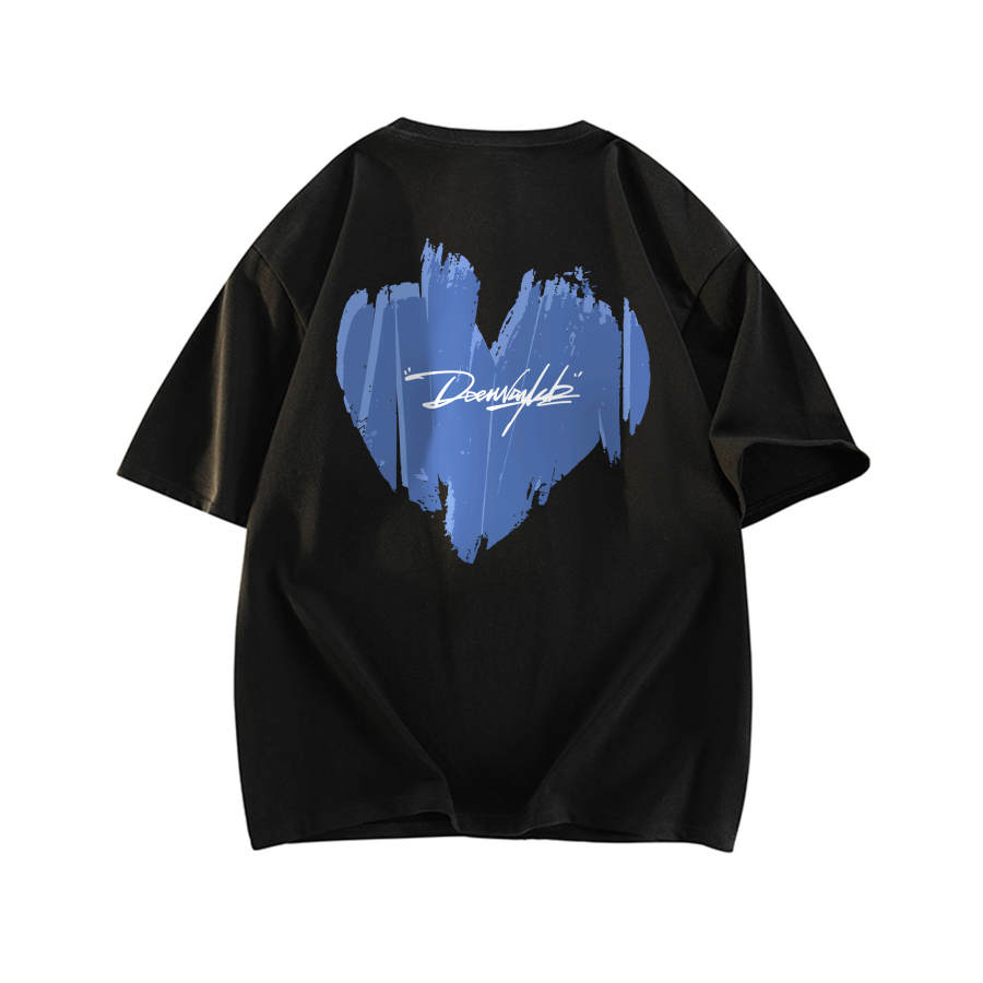 DEERWAY T Shirts Unisex Crew Neck Moderate Straight Fit