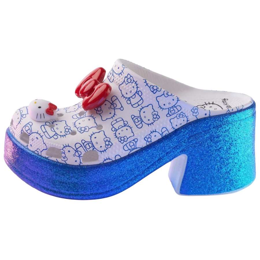 Crocs Crocs x Hello Kitty Siren Clog EVA Clogs Unisex White Blue