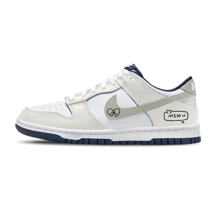 Nike Nike Dunk Cushioning Low top Children's Basketball Shoes Unisex Light Yellow