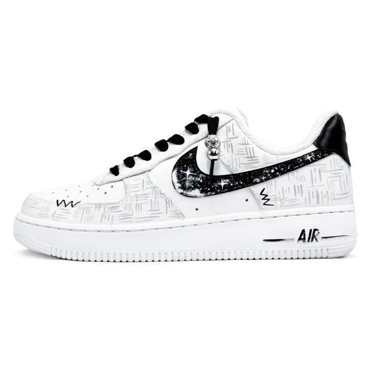 Nike Nike Air Force 1 Chanel Collection, First Culture CH Abrasion Resistant Slip Resistant Low top Skateboard Shoes Women's