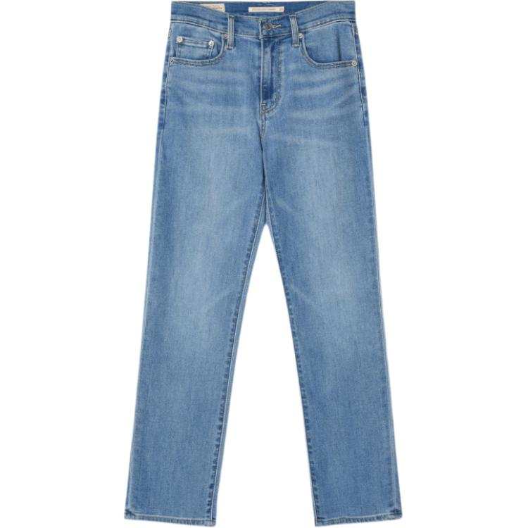 Levis Ice Cool Series Jeans Women's Light Blue Moderate Straight Fit Pants