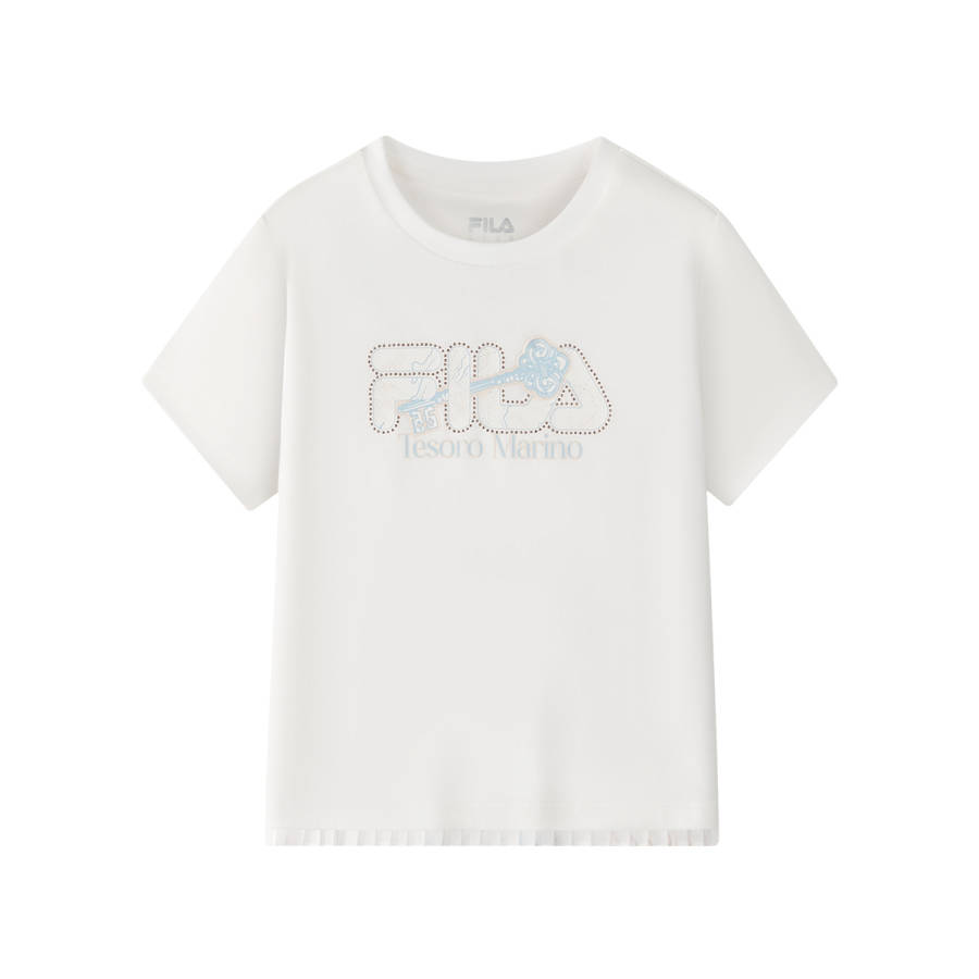 FILA KIDS Short Sleeved Cloud White Kids'
