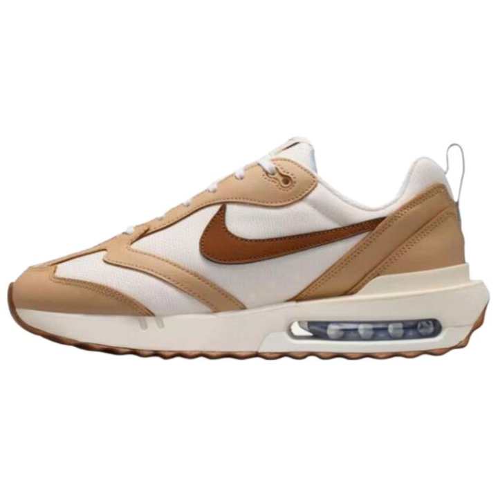 Nike Nike Air Max Dawn Cushioning Low top Running Shoes Men's White Brown