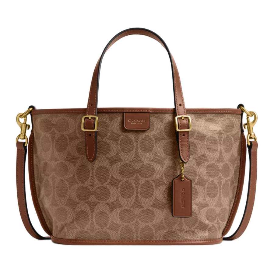 COACH Artificial Leather Tote Bag, Shopping Bag, Shoulder Bag, Crossbody Bag, Handbag Small Women's