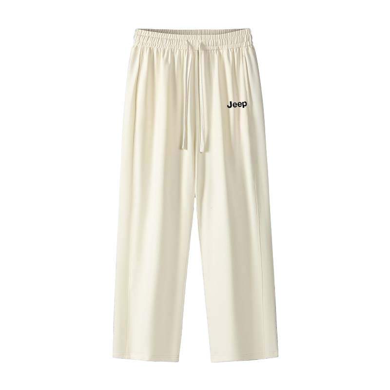 Jeep Casual Pants Unisex Moderate Wide Leg Pants