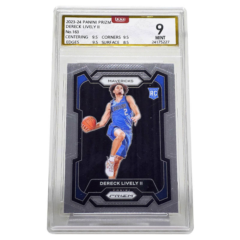 PANINI Prizm Lively II Player Card, 23 Draft, Rookie Rising Stars RC Label Graded Cards 1 Pc