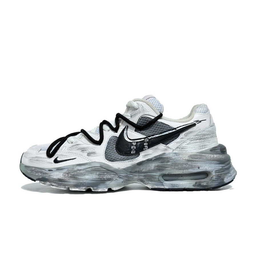 Nike Nike Air Max Fusion Running Shoes Men's Low Top White/Gray