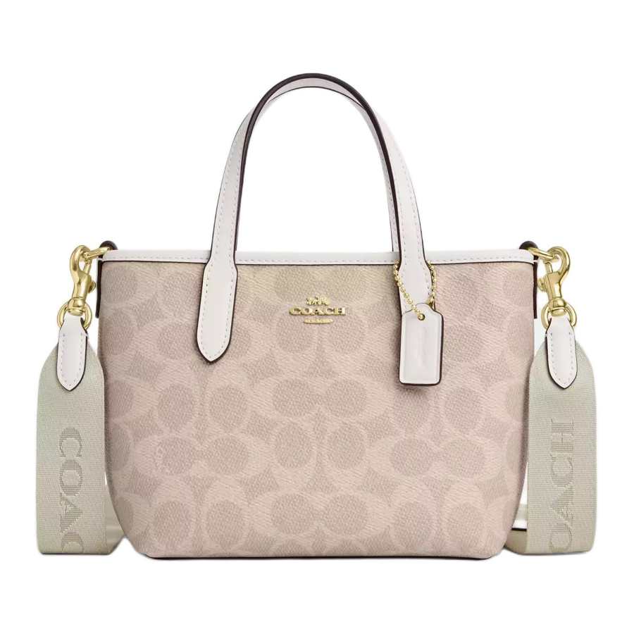 COACH City Artificial Leather Tote Bag, Shopping Bag, Crossbody Bag, One Shoulder Handbag Mini Women's