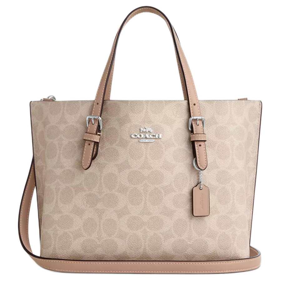 COACH Mollie Artificial Leather One Shoulder Crossbody Tote Bag, Shopping Bag, Handbag 25 Women's