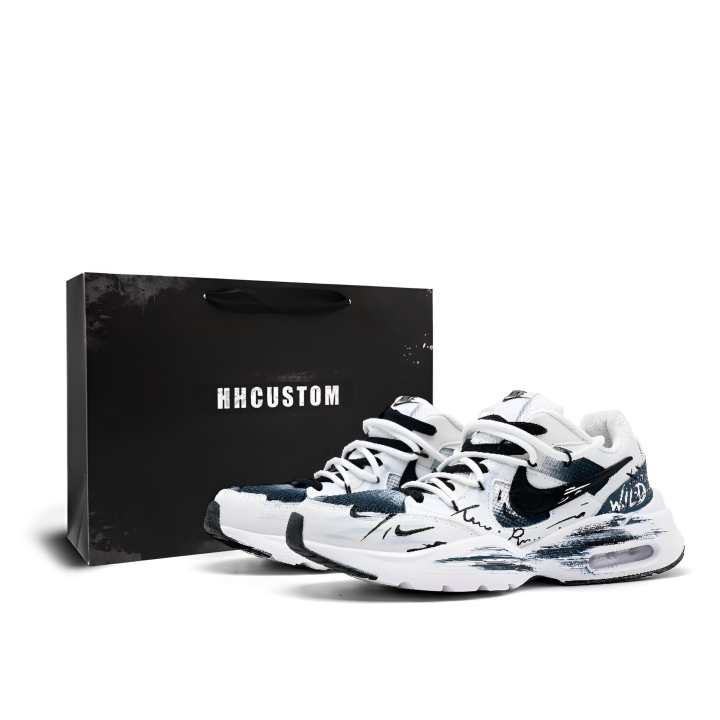 Nike Nike Air Max Fusion Running Shoes Unisex Low Top Blue/Black