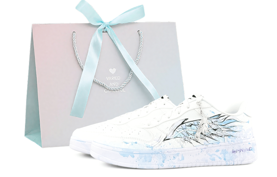 Li-Ning Li Ning Floating Boat Qingyu Shopping Bag Lightweight Low top Skateboard Shoes Unisex