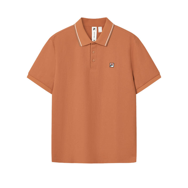 FILA Polo Shirts Men's Brick Red Moderate