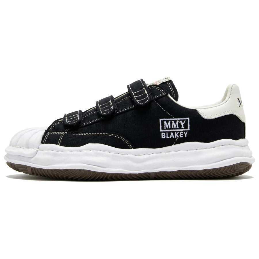 MIHARA YASUHIRO Blakey Low top Canvas Shoes Unisex Black White