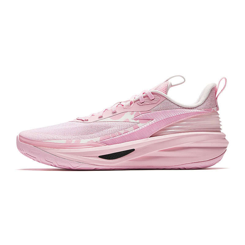 Anta Chasing Light Pink Glow Cushioning Slip Resistant Abrasion Resistant Low top