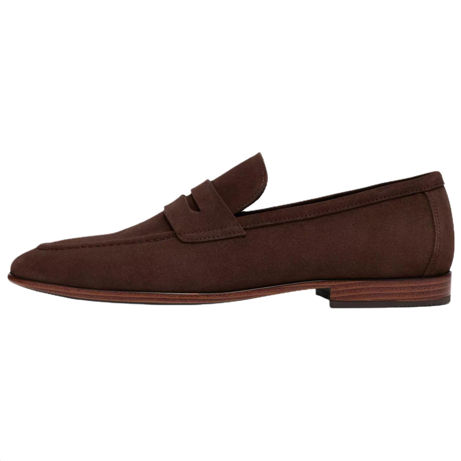 Clarks Winsford Easy Suede Loafers Men's Brown