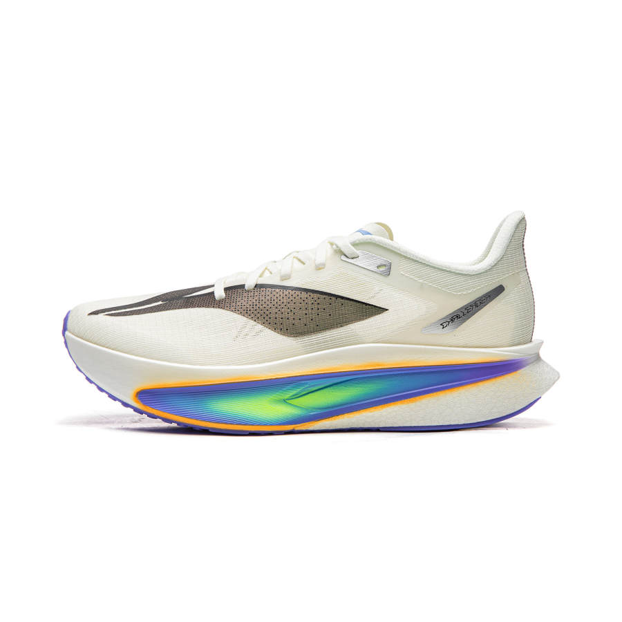 Li-Ning Li Ning Feidian 6 Challenger TPU Cushioning Slip Resistant Low top Casual Running Shoes Men's Champagne White