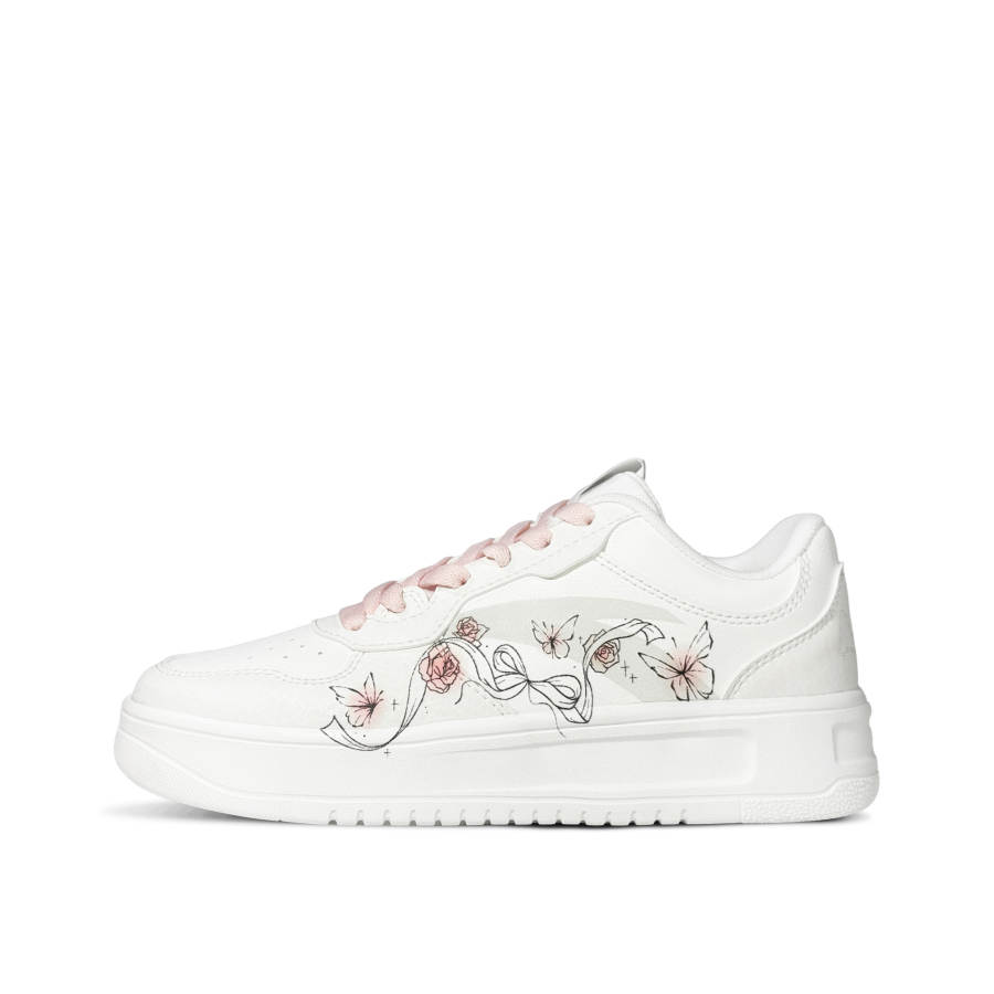 ANTA Easy Skateboard Shoes Women's Low Top White
