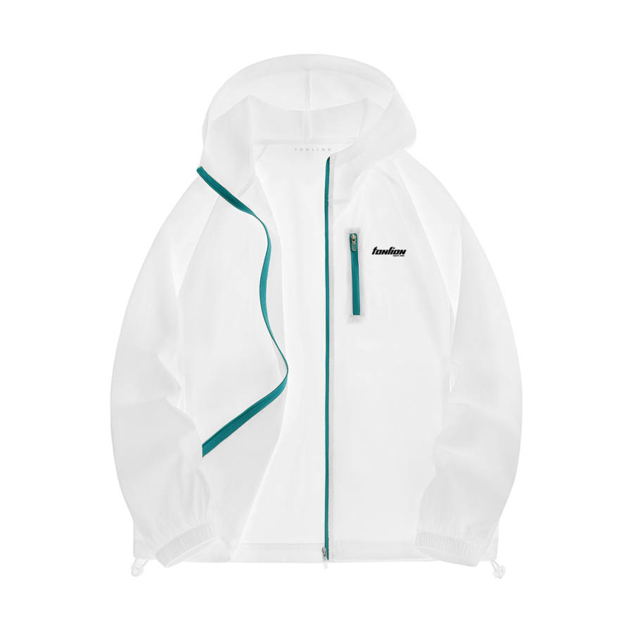 Tonlion Sun Protection Clothing Women's Hooded Thin Straight Fit