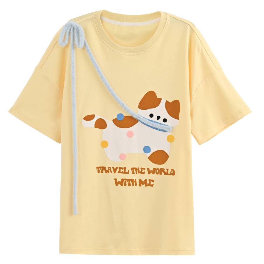 SNBL T Shirts Women's Custard Crew Neck Moderate