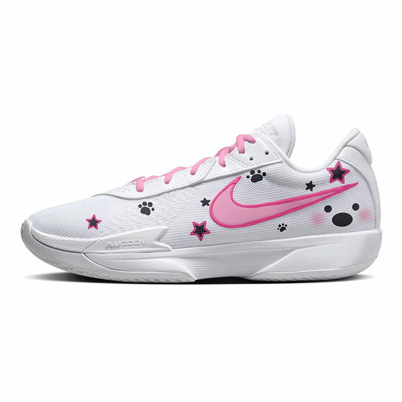 Nike Nike Air Zoom G.T. Cut Academy Basketball Shoes Unisex Low Top White/Pink/Black