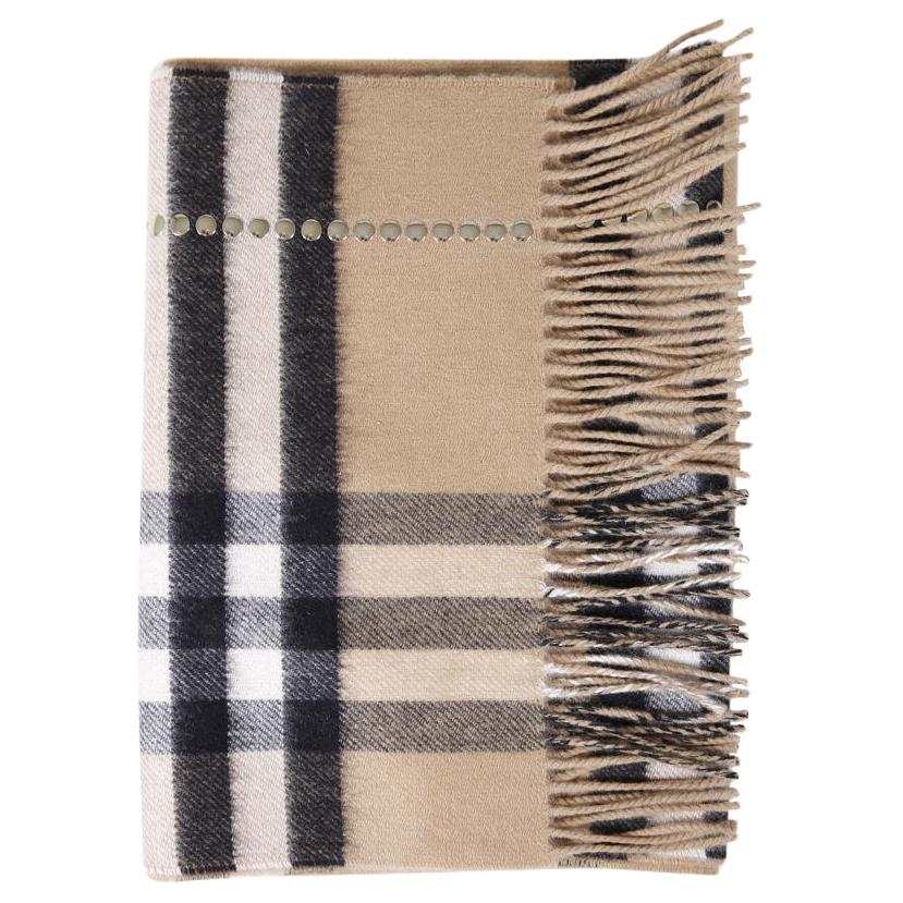 Burberry Burberry Reversible Fringed Scarf