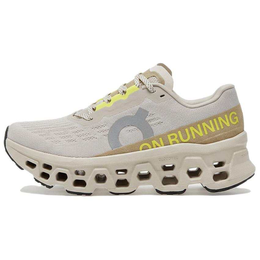 On On Cloudmonster 3 Running Shoes Women's Beige