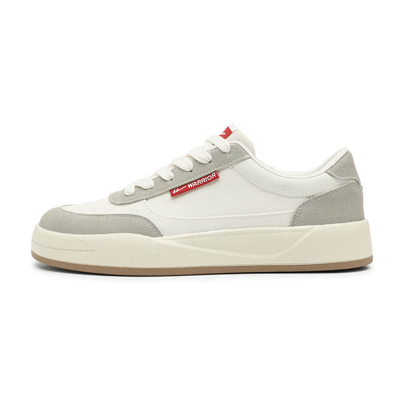 Warrior Skateboard Shoes Slip Resistant, Abrasion Resistant, Breathable, Lightweight Low top Canvas Shoes Men's
