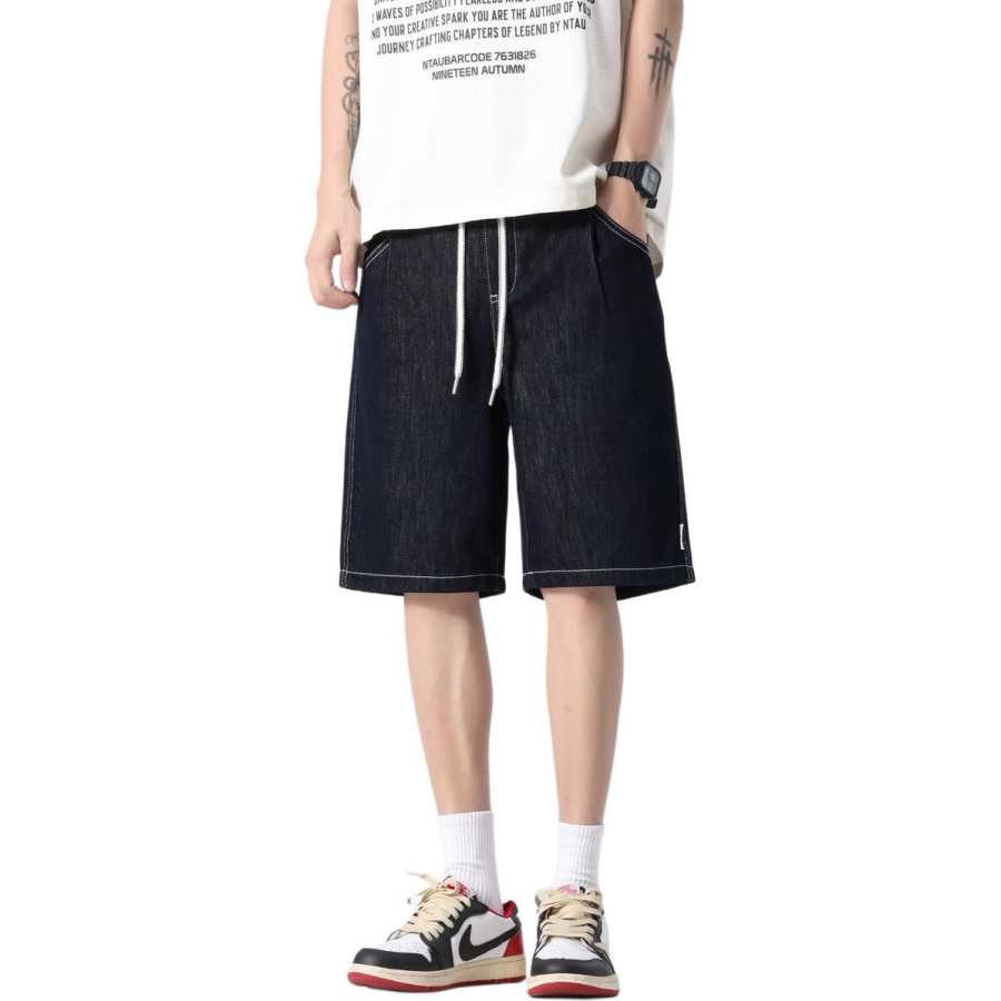 Tonlion Denim Shorts Men's Original Moderate