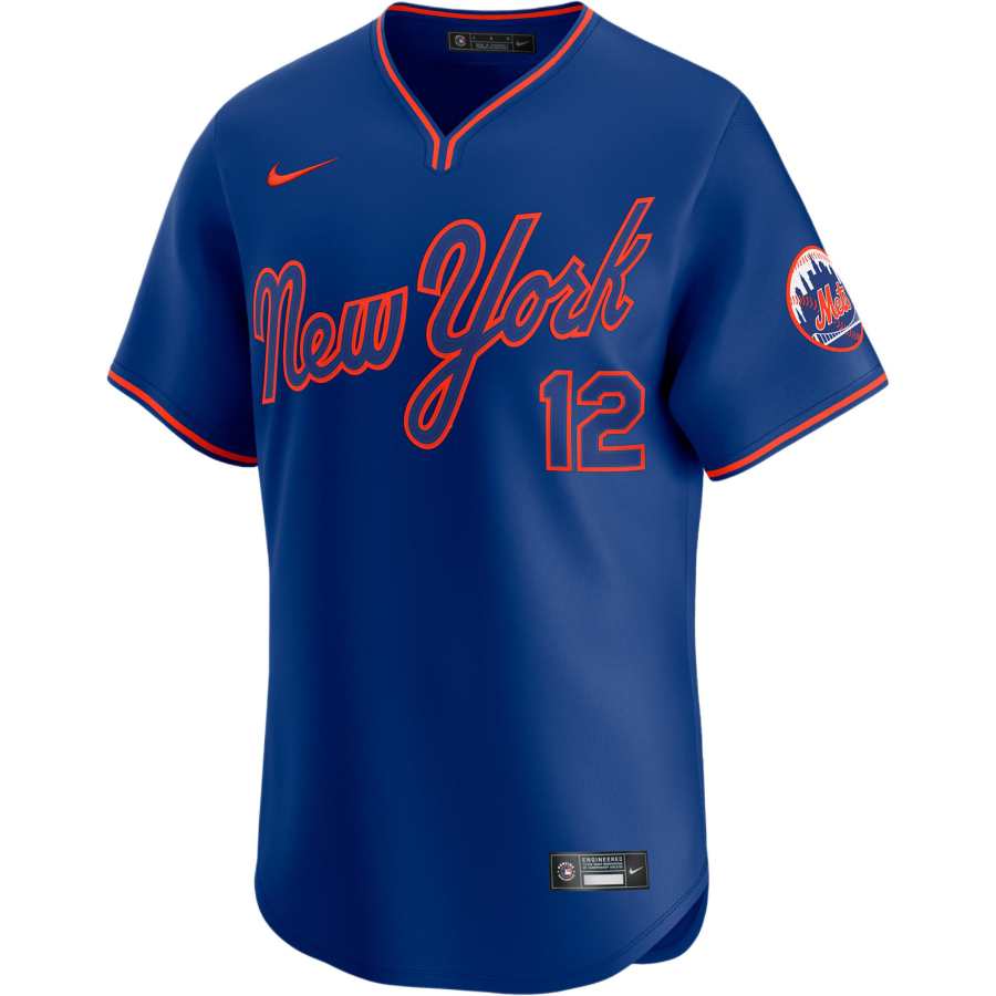 Nike Nike Francisco Lindor New York Mets Men's Nike Dri-FIT Adv Mlb Limited Jersey