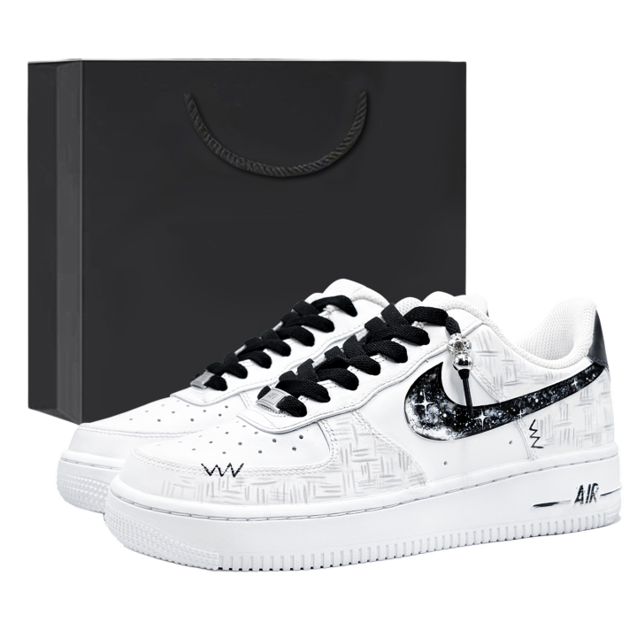 Nike Nike Air Force 1 Shopping Bag, Xiaoxiang Collection, First Culture CH Abrasion Resistant Slip Resistant Low top