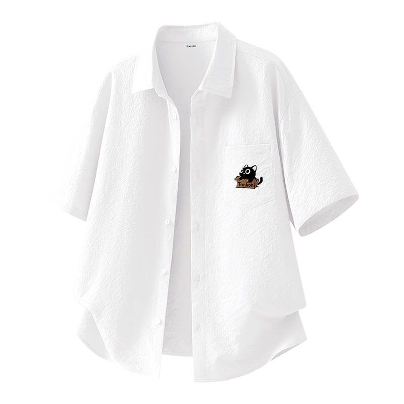 Tonlion Shirts Unisex Lapel Moderate Other
