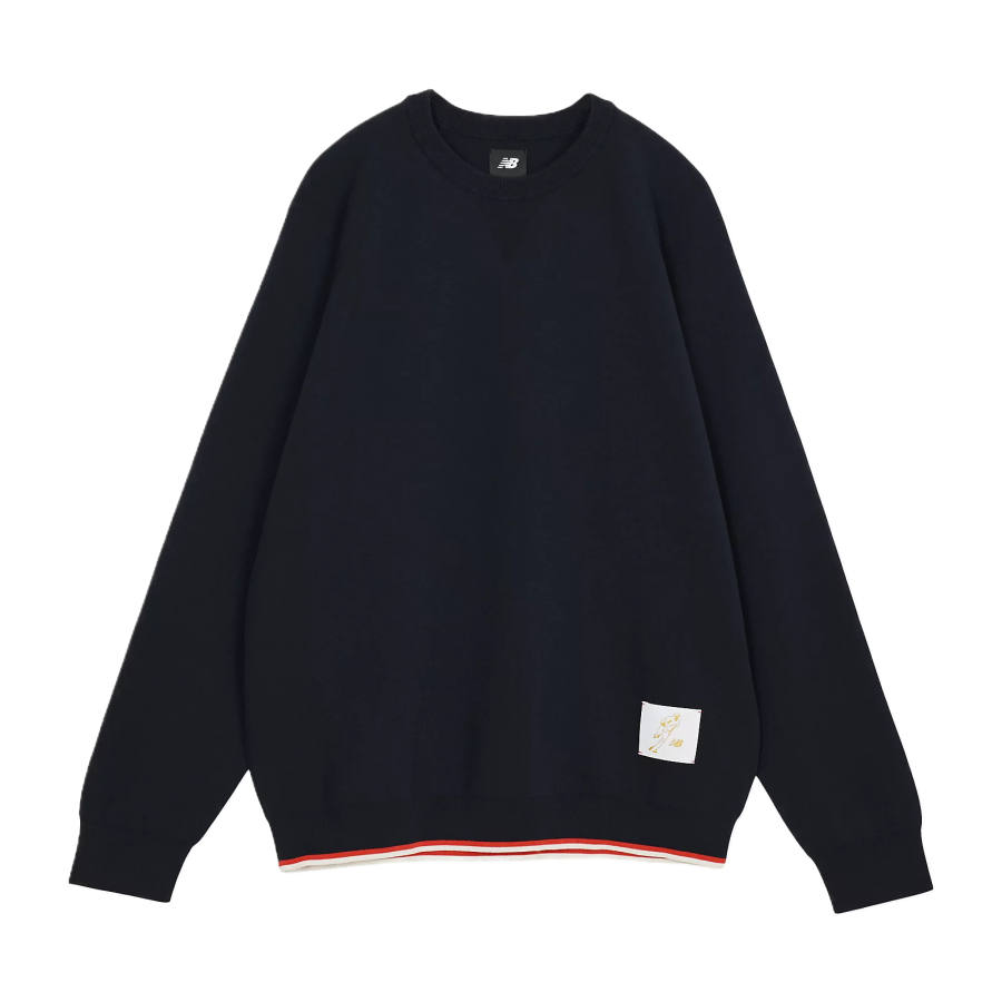 New Balance New Balance Knitwear Men's Marine Team Vs. Red Team Crew Neck Moderate