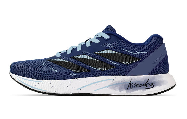 Adidas Adidas Duramo RC Running Shoes Unisex Low Top Black/Blue