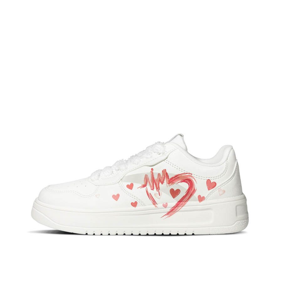 ANTA Easy Skateboard Shoes Women's Low Top White