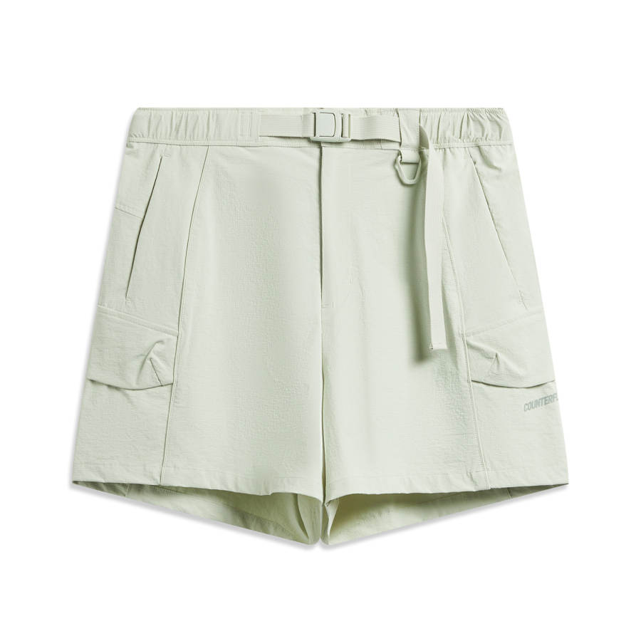 Li-Ning Li Ning Outdoor CF Tracing Sports Shorts Women's White Green