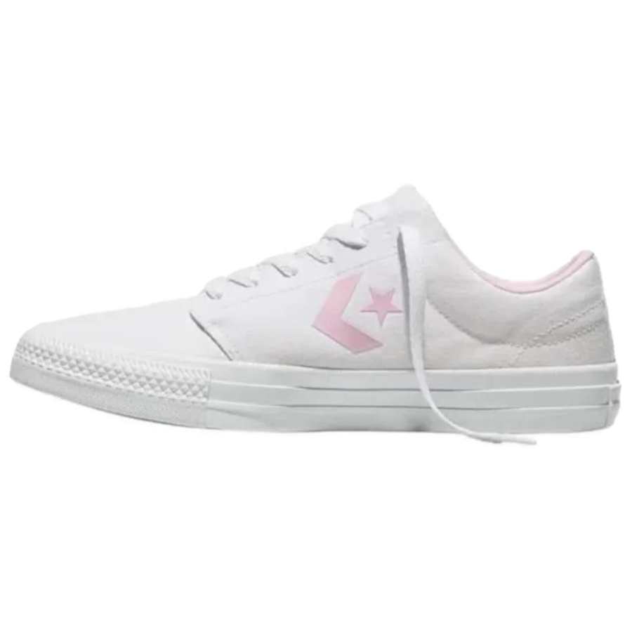 Converse Day One Classic Skateboard Shoes Unisex Low Top White Pink