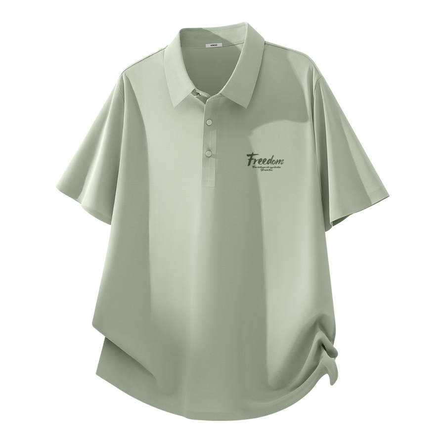 MINISO Polo Shirts Unisex Polo Collar Moderate Straight Fit