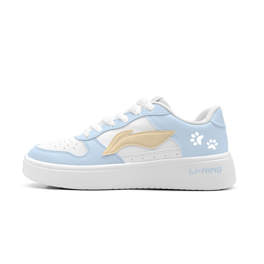Li-Ning Li Ning Low top Skateboard Shoes Unisex Blue White