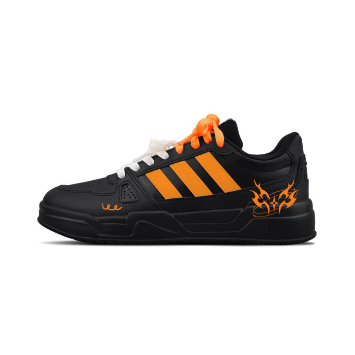 Adidas Adidas LITE BALLER Skateboard Shoes Unisex Low Top Fluorescent Orange