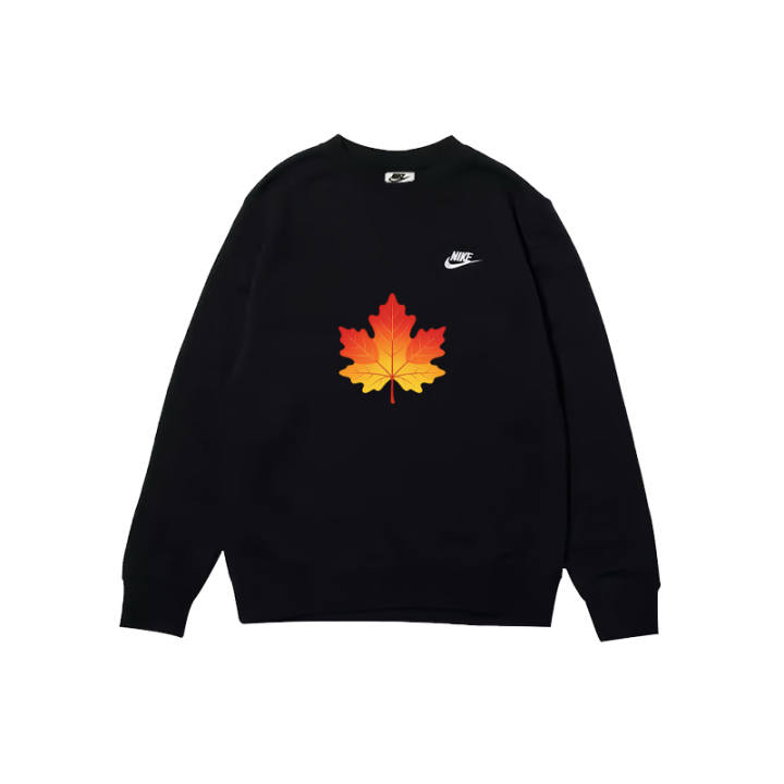 Nike Nike Sportswear Sweatshirts Men's Black Crew Neck Moderate Regular
