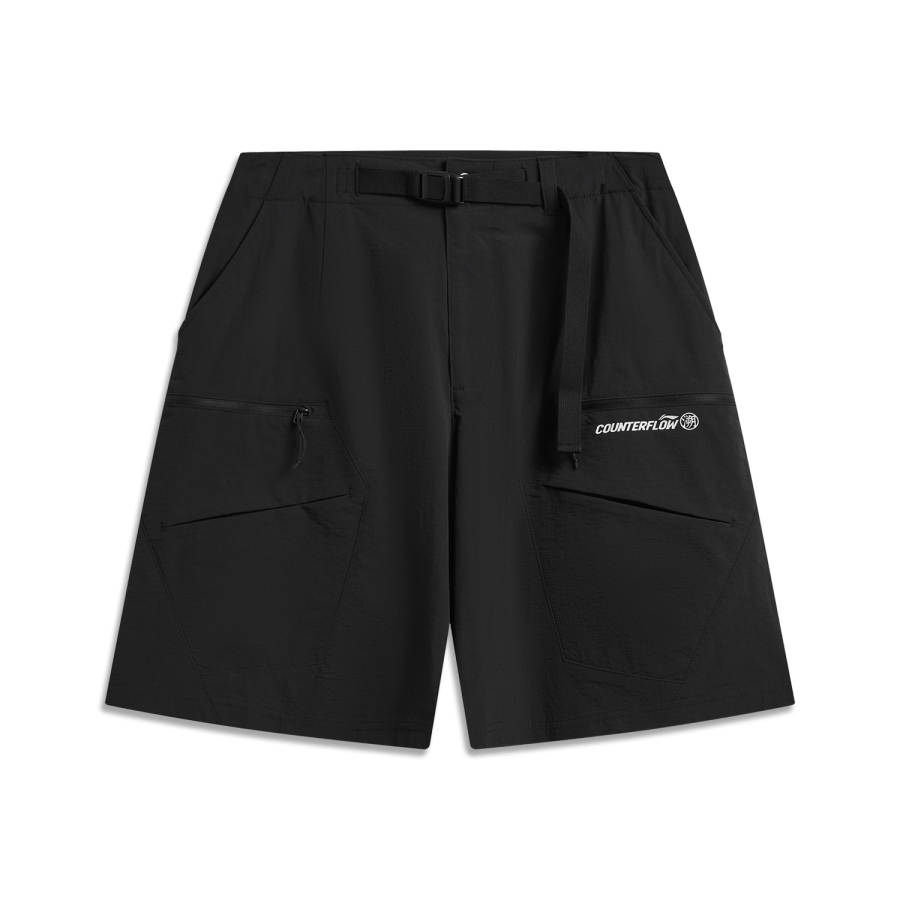 Li-Ning Li Ning Outdoor CF Tracing Sports Shorts Men's Black